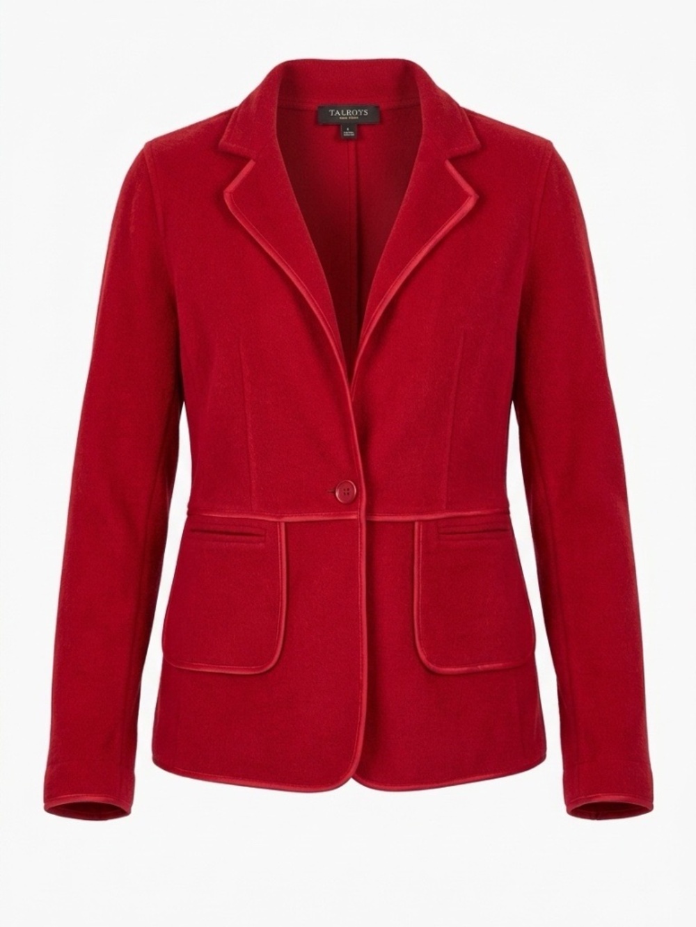 Talbots Red Wool Blazer - size 4
